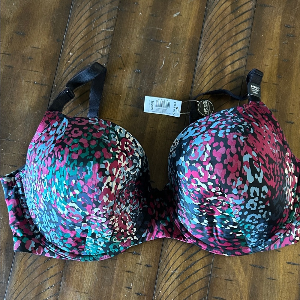 Torrid Multicolor Leopard Print Bra